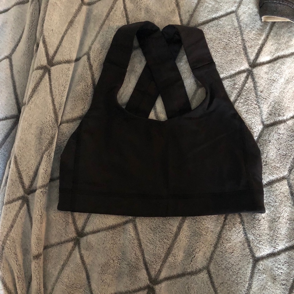 Lululemon Black sports bra size 4